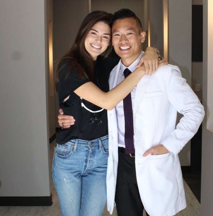 Dr. Ngo and model at S&L Dental in Paradise Valley, AZ